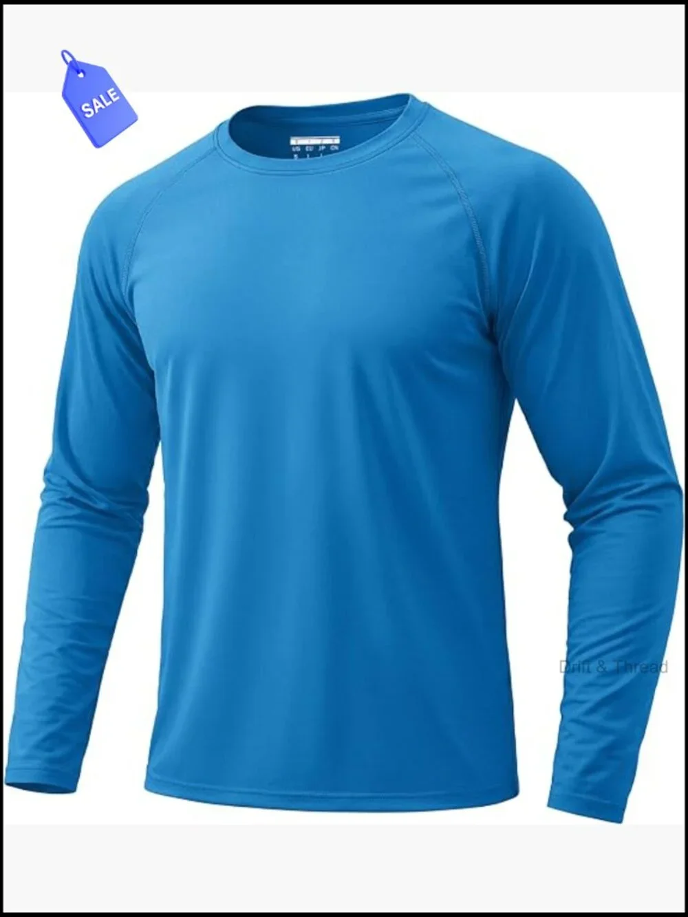 Men's UPF 50+ Rash Guard Long Sleeve Sun Protection Shirt for Hiking Fishing